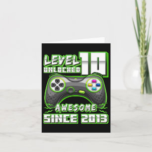 Carte 10 Déverrouillé Awesome 2013 jeu vidéo 10e anniver