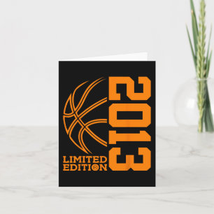 Carte 10e ANNIVERSAIRE BASKETBALL LIMITED EDITION 2013