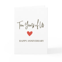 10e anniversaire – Dix ans ensemble