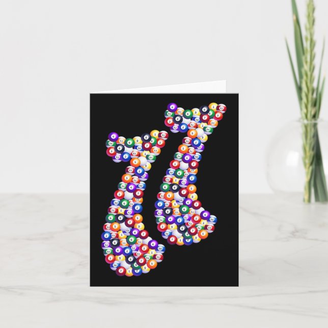 Carte 11 Composé D'Un Billard (Devant)