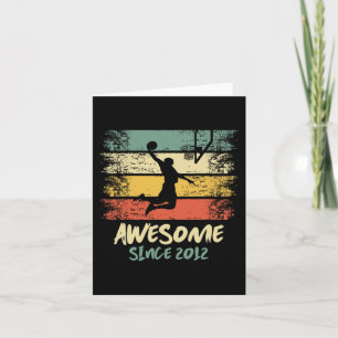 Carte 11e Anniversaire Joueur De Basket-Ball Magnifique