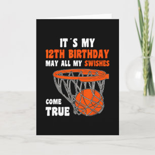 Carte 12 ans Joyeux 12ème anniversaire Sketll 12ème anni