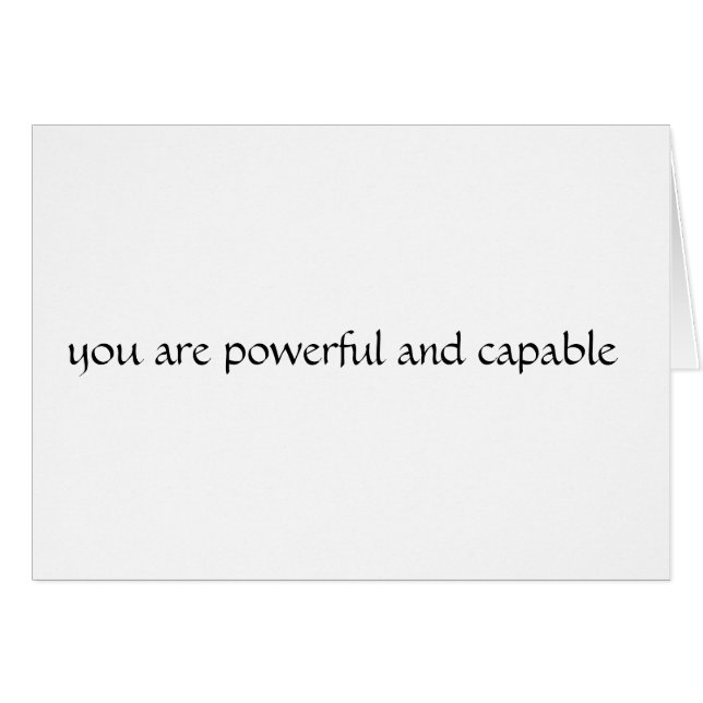 Carte 12 d'affirmation (Devant horizontal)