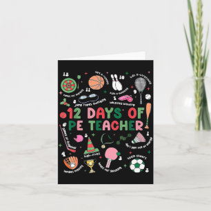 Carte 12 Jours De Prof De Gym Éducation Physique Coach D