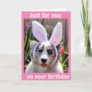 Carte ***13e ANNIVERSAIRE** J'AI PRIS MES OREILLES POUR 