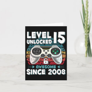 Carte 15ans Anniversaire Son Garçon Amusant Joueur 15e 1