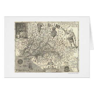 Carte 1624 de la Virginie John Smith