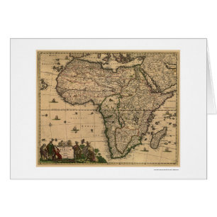 Carte 1688 de l'Afrique