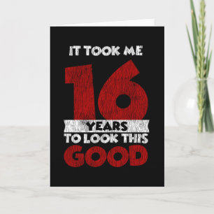 Carte 16 ans Joyeux Anniversaire M'a Pris Pour Regarder
