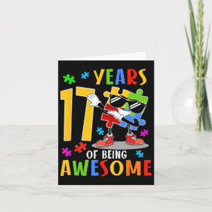 Carte 17 Ans D'Être Un Anniversaire Magnifique Dabbing A