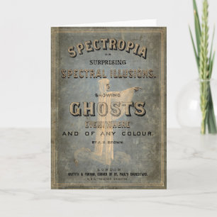 Carte 1866 Livre des Fantômes - "Spectropie"