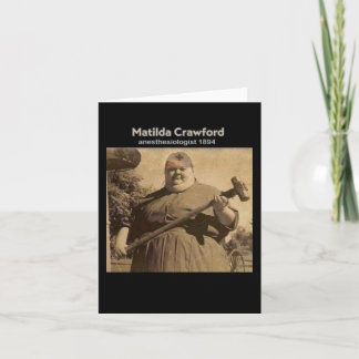 Carte 1894 Anesthésiologie