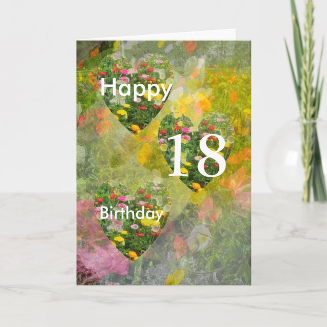 Carte 18e anniversaire (Devant)