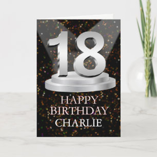 Carte 18e anniversaire Points saillants Ajouter une cart