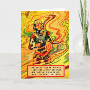 Carte 1930 Buck Rogers bande dessinée Wilma Deering