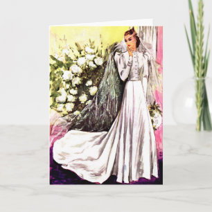 Carte 1938 wedding gown print