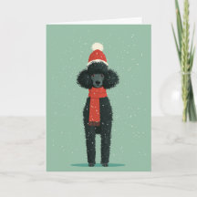 1950 Christmas Poodle