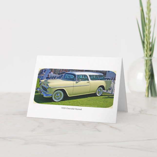 Carte 1955 Chevrolet Nomad greeting card (Devant)