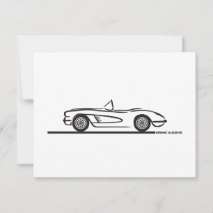 Carte 1959 1960 Chevrolet Corvette