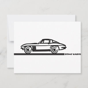 Carte 1965 Corvette Stingray Split Blk