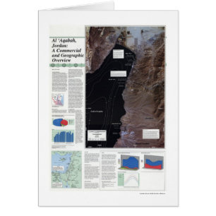 Carte 1993 d'Al Aqabah Jordanie