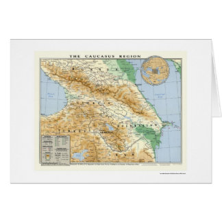 Carte 1994 de région de Caucase