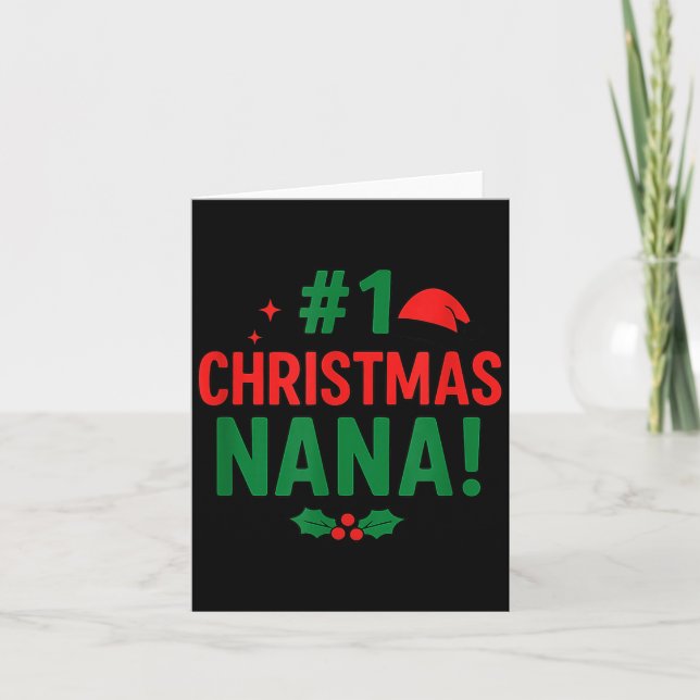 Carte #1 Christmas Nana  (Devant)