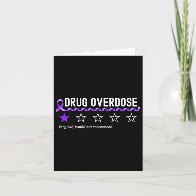 Carte 1 Étoile Évaluation Conscience de l'overdose de dr (Devant)