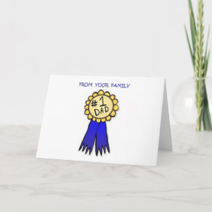 CARTE #1 PÈRE DE VOTRE FÊTE DES PÈRES FAMILIALE