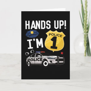 Carte 1er Anniversaire Cadeau Officier de police 1 An Ga
