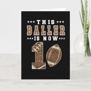 Carte 1er Anniversaire Joueur de football 1 An Garçon