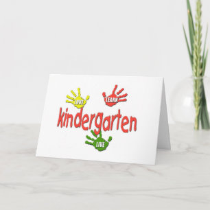 Carte *1er JOUR DE MATERNELLE* AMUSEZ-VOUS BIEN