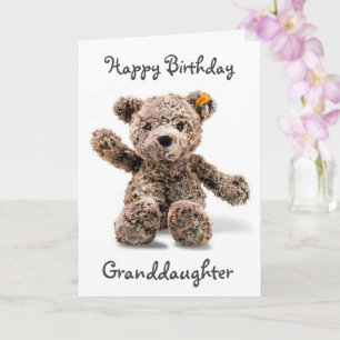CARTE *1ER SOUHAIT D'ANNIVERSAIRE* PETITE-FILLE 