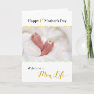Carte 1ère Fête des Mères - Bienvenue à Maman Vie