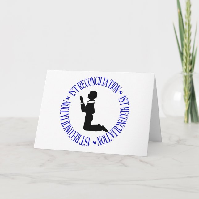 Carte 1re réconciliation - Confession (Devant)