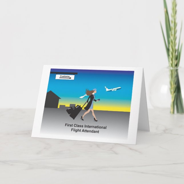 Carte 1st Class International Flight (Devant)