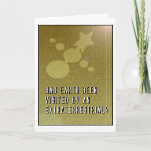 Carte 2004 de Christimas : Thème "extraterrestre"