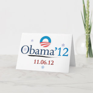 Carte 2012 de Noël d'Obama