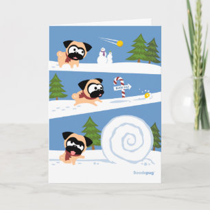 Carte 2012 de vacances de Tugg Snowball