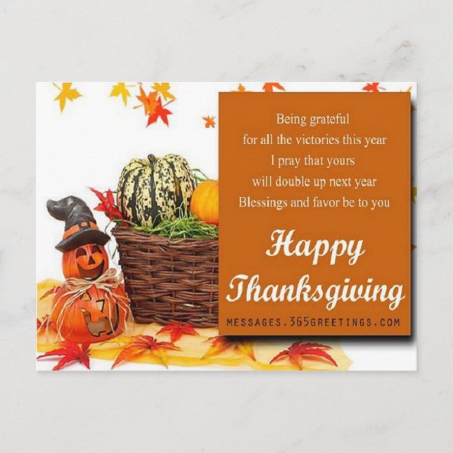 Carte 2014 de thanksgiving (Devant)
