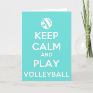 Carte 2022 Gardez Le Calme Jouer Volleyball