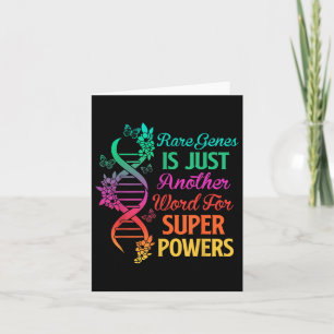 Carte 2022 Rare Disease Day Awareness Zebra Ribbon Adn F