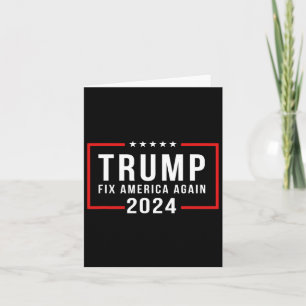 Carte 2024 Réparez l'Amérique Donald Trump 2024