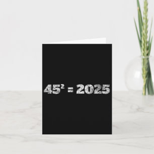 Carte = 2025 Équation Donald Trump 45 47 Élection Maga 2
