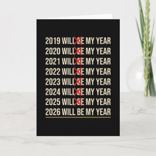 Carte 2026 sera mon année humour drôle citation Nouvel A