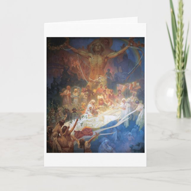Carte #20 Apothéose des Slaves, Mucha (Devant)