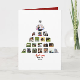 Carte 20 x Collage de photos Noël Instagram Avatars