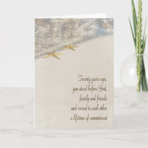 Carte 20e anniversaire de Starfish