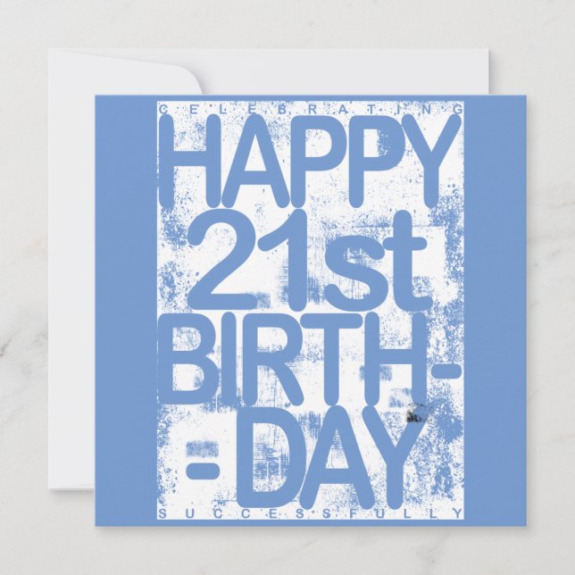 Carte 21e anniversaire (Devant)