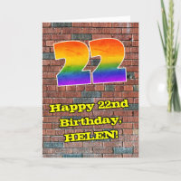 22e anniversaire : Arc en ciel inspiré par les gra